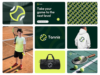 Tannis brand identity design branding logo design logo minimal modern logo nizam design sports logo tannis