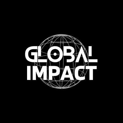 Global Impact logo design. adobe photoshop branding canva design graphic design illustration logo motion graphics ui ux vector