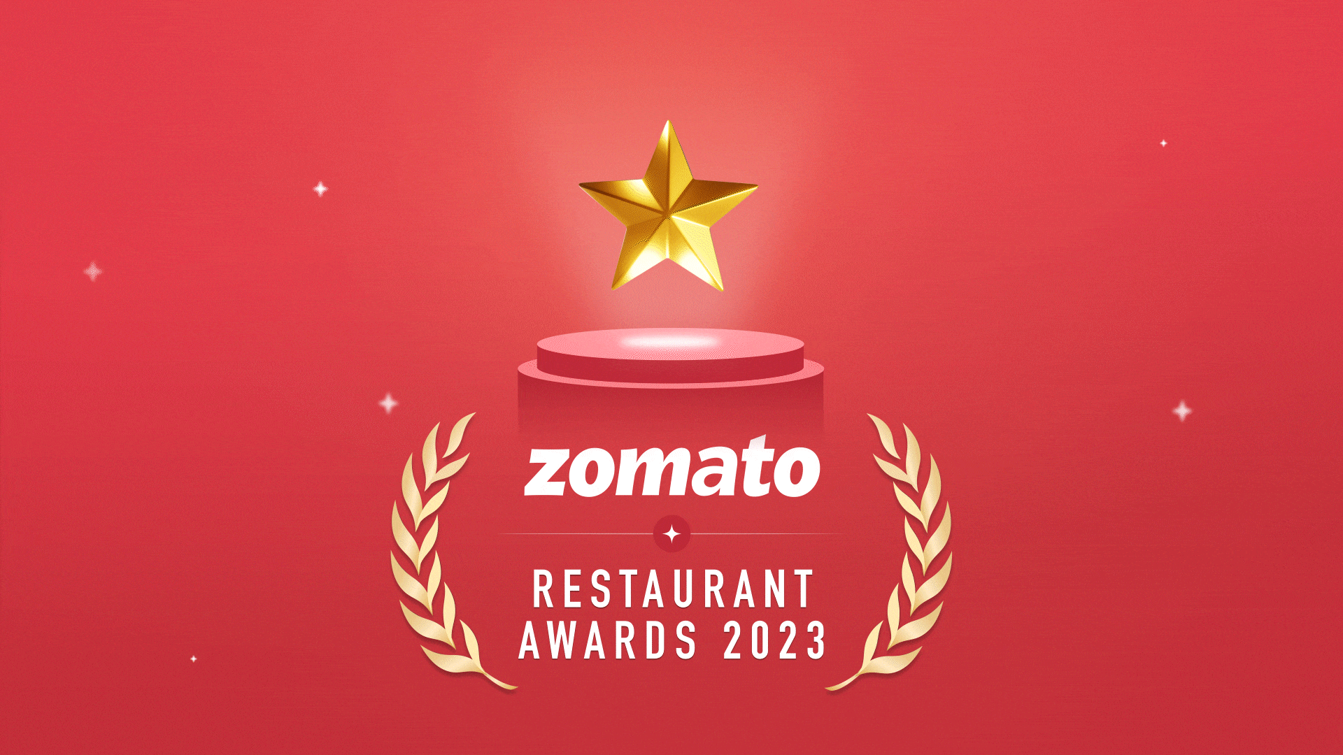 Zomato Restaurant Awards 2023 3d branding graphic design ui