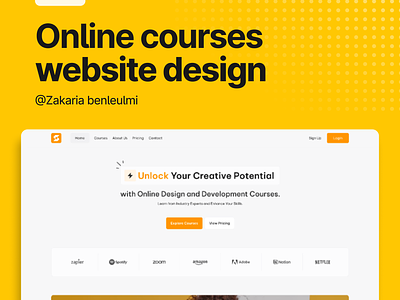 ONLINE COURSES WEBSITE DESIGN course courses ui ux website