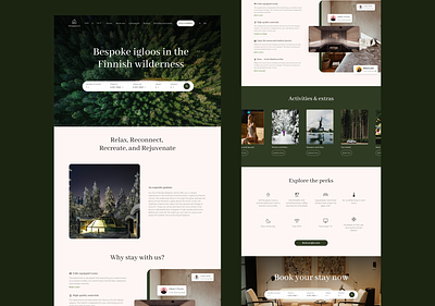 Hotel landing page redesign booking booking design branding graphic design hotel page design landing design landing page design ui web web design webdesign