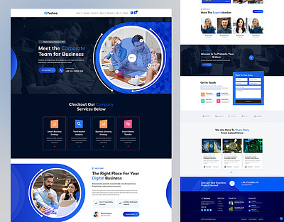 Techno - Total IT Solutions & Multi-Purpose WordPress Theme artificial business consulting corporate finance hosting insurance multipurpose technology
