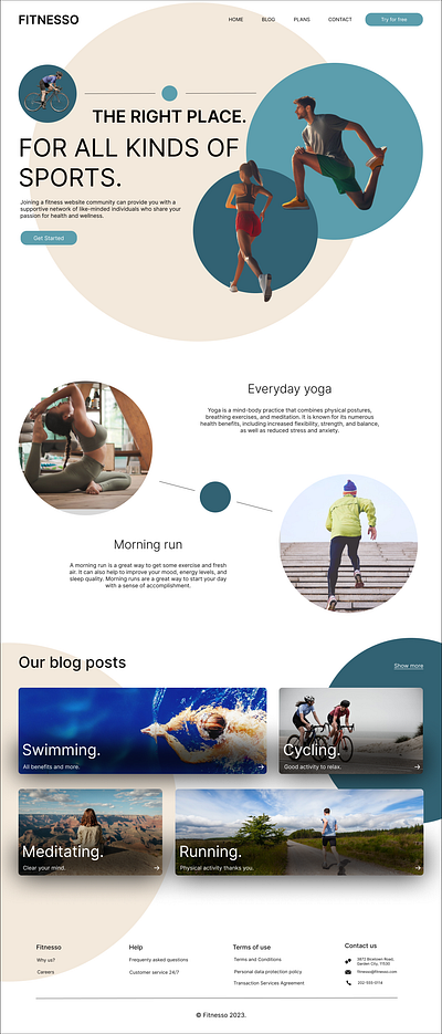 Fitness Web App figmadesign fitness fitnessapp sports ui webdesign