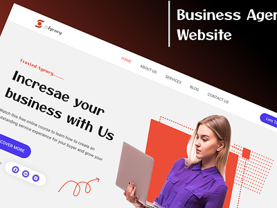 Business Agency Website agency agency website business agency business agency website digital agency figma landing page figma website landing page landing page design shopify shopify website ui design website website design website ui design