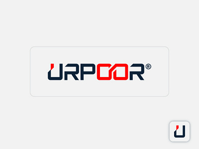 Letter U (URPOOR)- logo design abstract app logo brand design brand identity branding creative logo icon logo logo logo design logos minimal logo minimalist logo modern logo vector visual identity