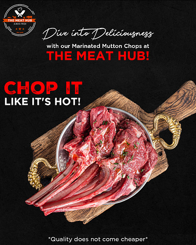 The Meat Hub graphic design