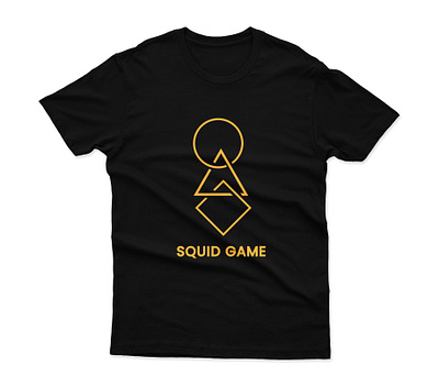T-shirt Design branding design game graphic design squid t shirt design