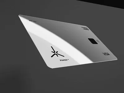 Paxos - Mobile Neobank Card Assets 3d branding card clean creditcard design fintech microinteraction minimal mobile motion neobank spline