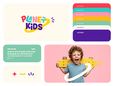 Planet Kids Branding branding graphic design logo