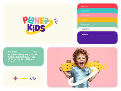 Planet Kids Branding branding graphic design logo