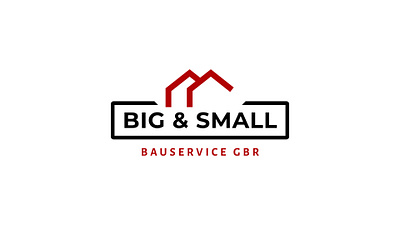 BIG & SMALL BAUSERVICE GBR animation branding design illustration intro logo logoanimation motion graphics outro ui