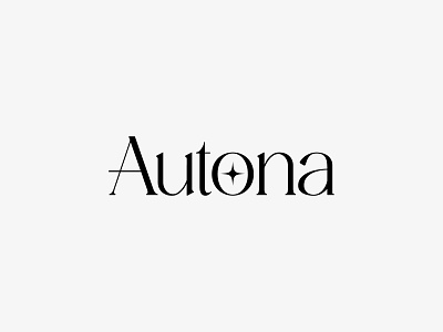 AUTONA LOGO DESIGN brand branding clothingbrand graphic design identity logo logodesign minimal simple vector