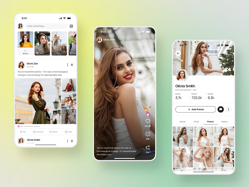 Dating App Design for iOS & Android