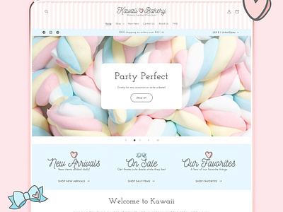 Kawaii Shopify Theme beautiful theme cute shopify cute website feminine feminine shopify feminine shopify theme girly shopify kawaii shopify kawaii website pastel shopify pastel theme pink shopify pretty pretty shopify shopify shopify theme shopify themes theme website website template