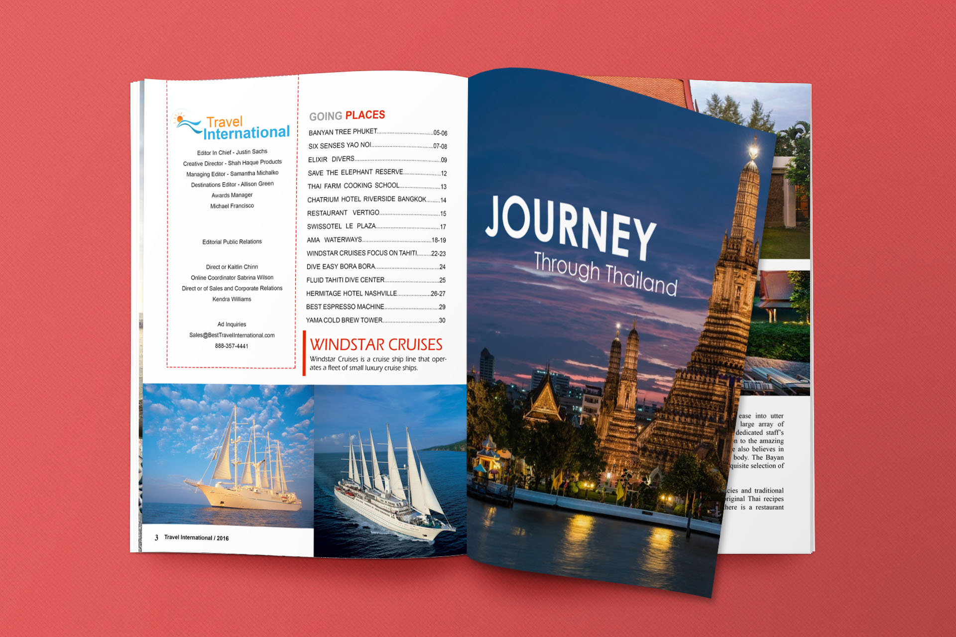 Travel Magazine Design By Md Shajedul Haque Rana On Dribbble