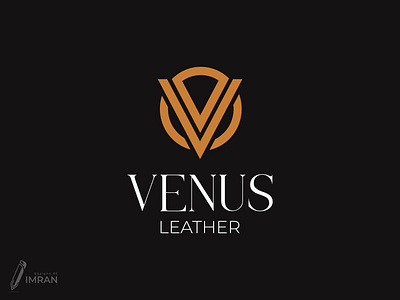 VENUS LEATHER - LOGO DESIGN(Unsed) app logo brand identity branding clothing creative logo design fashion gradient logo graphic design icon illustration leather logo minimal logo modern logo