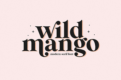 Wild Mango Modern Serif Font bohemian font boho font branding font chic font editorial font font fonts handwritten font handwritten serif font logos magazine modern font serif font swashes wild mango modern serif font