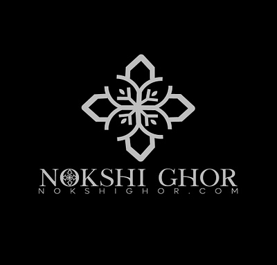 বিজনেস নেম : Nokshi Ghor ai branding creativ design graphic design illustration logo logo design motion graphics vector
