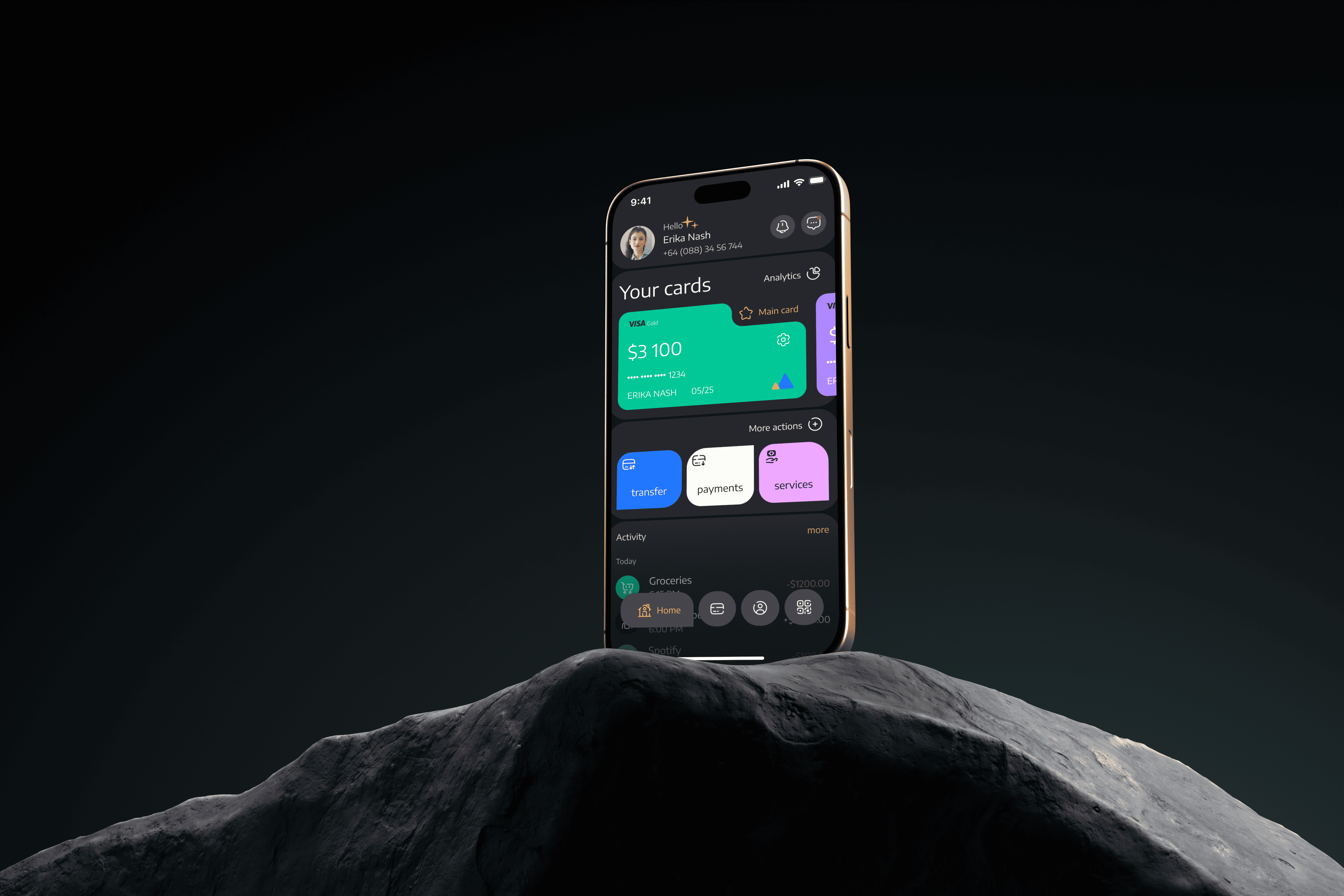 Highland Bank - Mobile App. app appdesign bankingapp branding design internetbanking logo mobile mobileapp onlinebanking ui ux