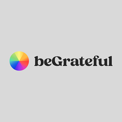 beGratefull Logo Design be colorfull gratefull
