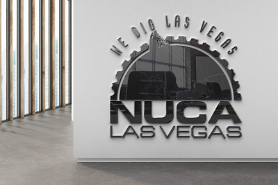 NUCA BLASVEGAS LOGO DESIGN branding design graphic design illustration logo typography vector