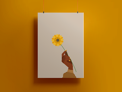 Give me my flowers graphic design motion graphics