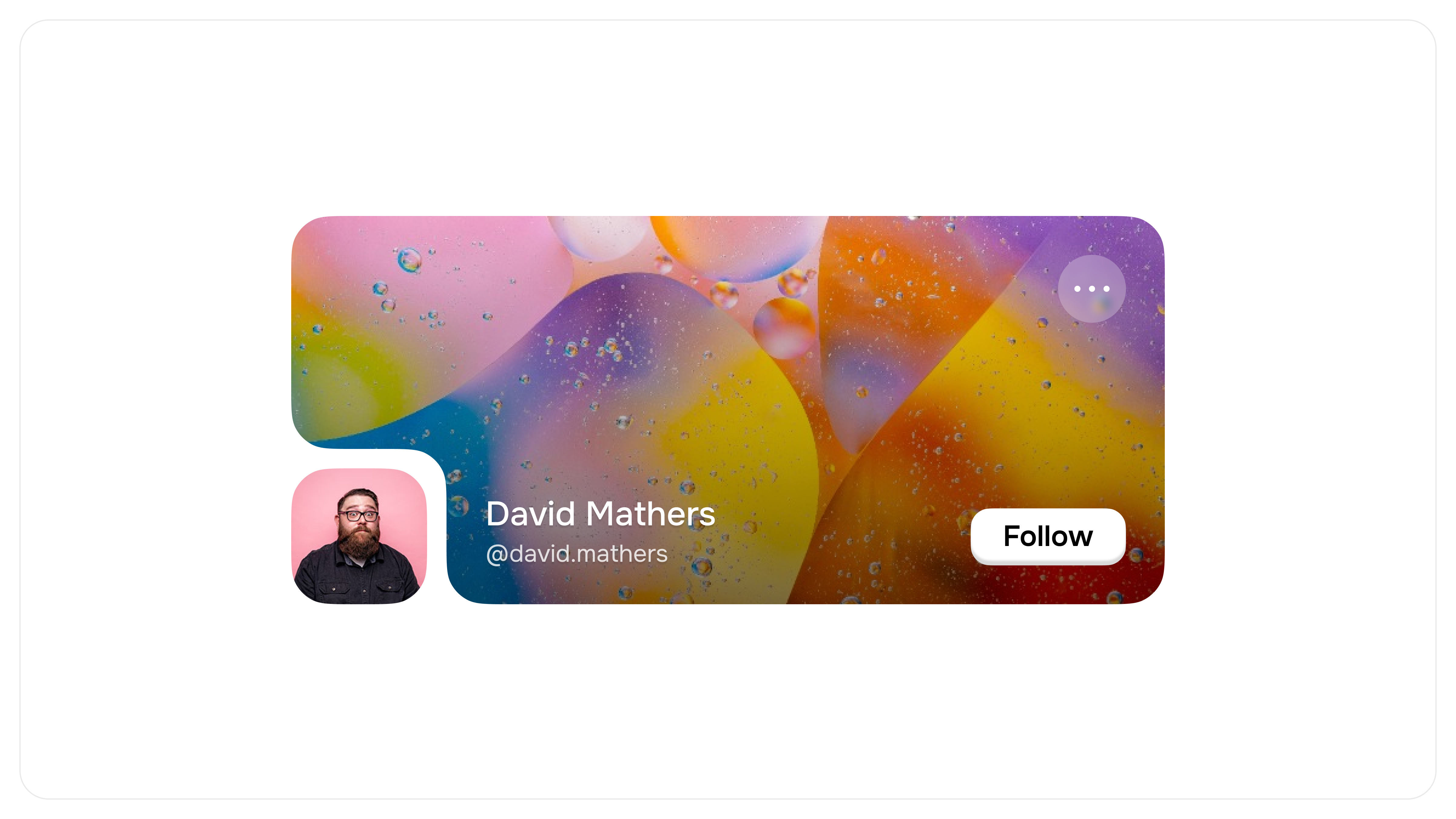 Profile Header Concept auto layout cover photo ui daily ui design dp ui figma figma auto layout header ui profile header profile header concept ui ui daily ui design user info ui user profile