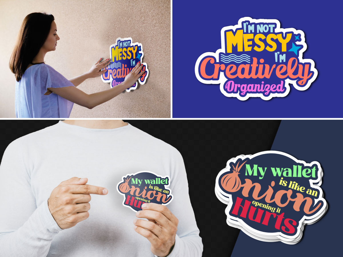 Example of Custom Sticker Design For Brands