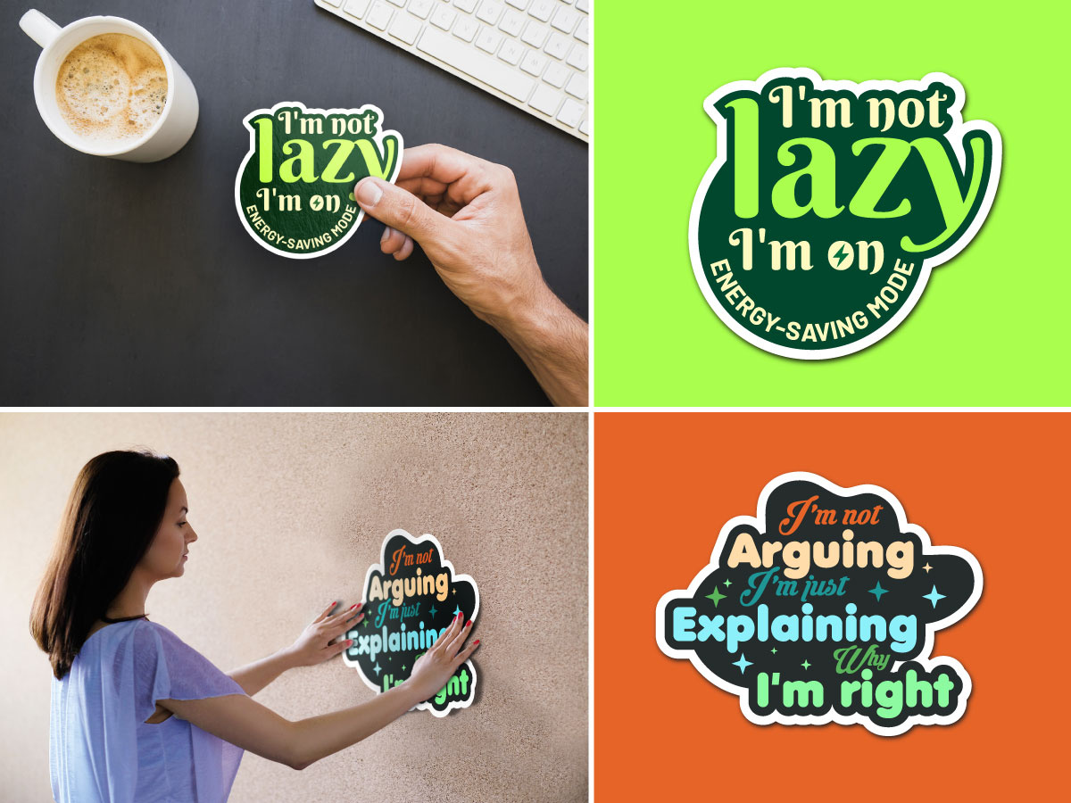 Example of Custom Sticker Design For Brands