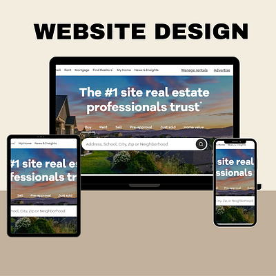 Real Estate Website Design real estate real estate agent real estate website realtor shopify shopify website website design website redesign wix wix website