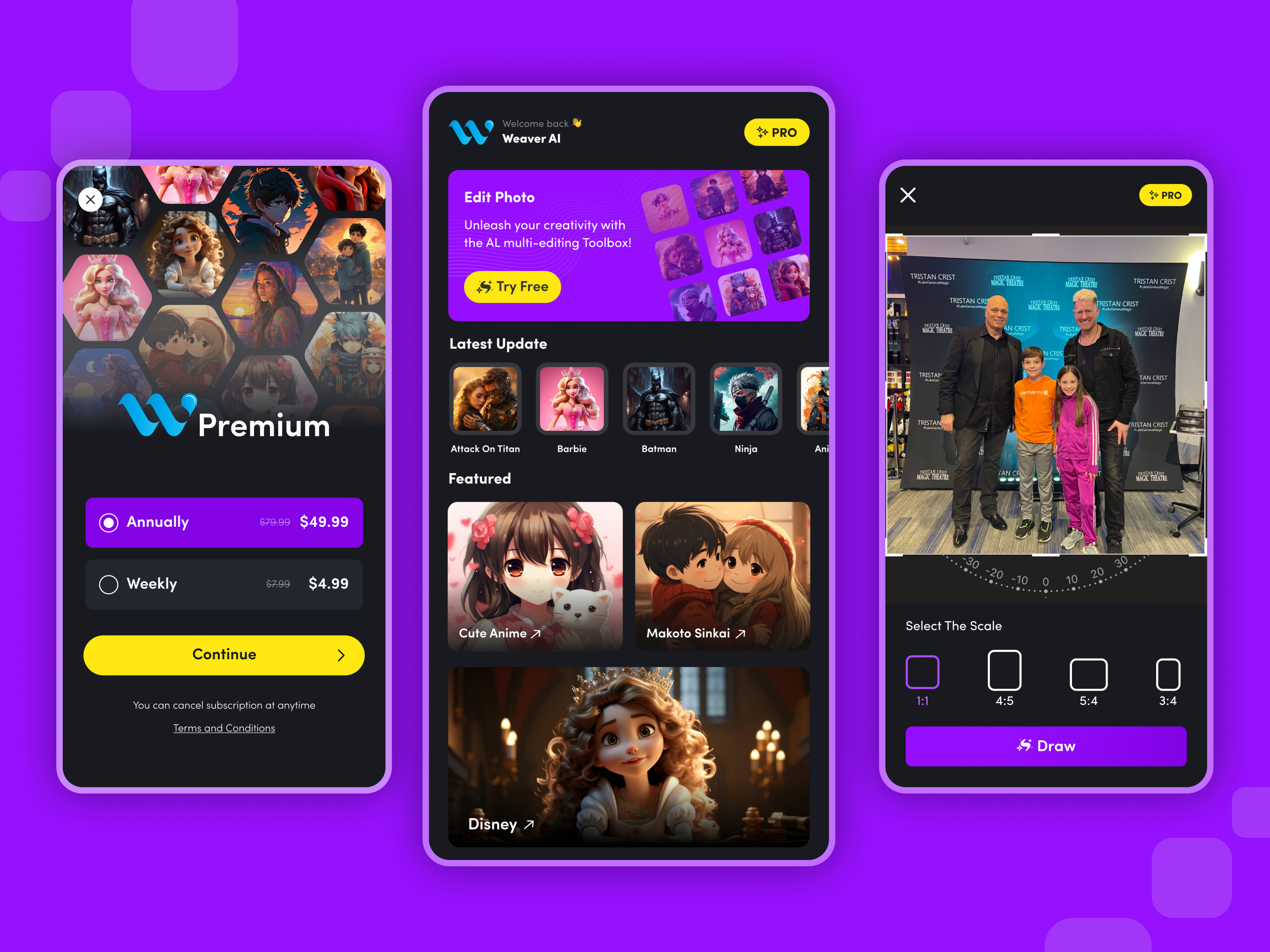 Example of Modern App UI/UX Design