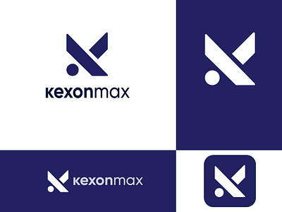 Flat Minimalist Modern Business KexonMax Logo design brand logo branding brandstyle business logo flat logo graphic design initial logo k logo letter logo logo luxury logo medical logo minimalist logo modern logo trandy logo unique logo