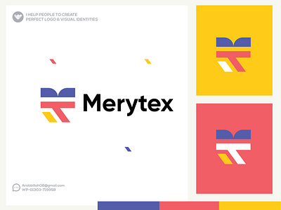 Minimalist Business Merytex Brand Logo Design branding graphic design logo ui