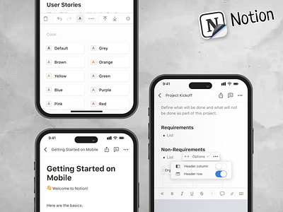 Notion - Simple, Powerful, Beautiful Next Gen Notes & Docs ui