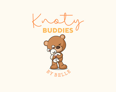 Mascot for Knoty Buddies animal bear branding bunny character cute design illustration logo mascot rabit ui unused