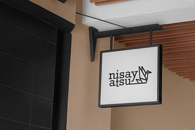 Nisayatsu - Shop for kitchen gadgets design japan logo mockup origami vector