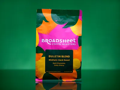 Broadsheet Coffee Roasters Branding & Packaging Design brand identity branding broadsheet coffee coffee bag coffee bag design coffee design coffee illustration illustration packaging packaging design