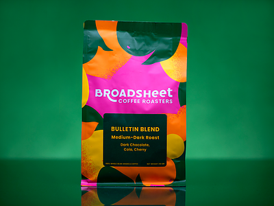 Broadsheet Coffee Roasters Branding & Packaging Design brand identity branding broadsheet coffee coffee bag coffee bag design coffee design coffee illustration illustration packaging packaging design