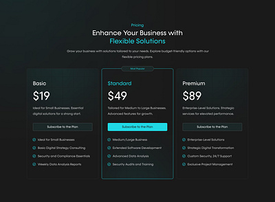 Pricing Section clean design ui ui ux design ux web web design