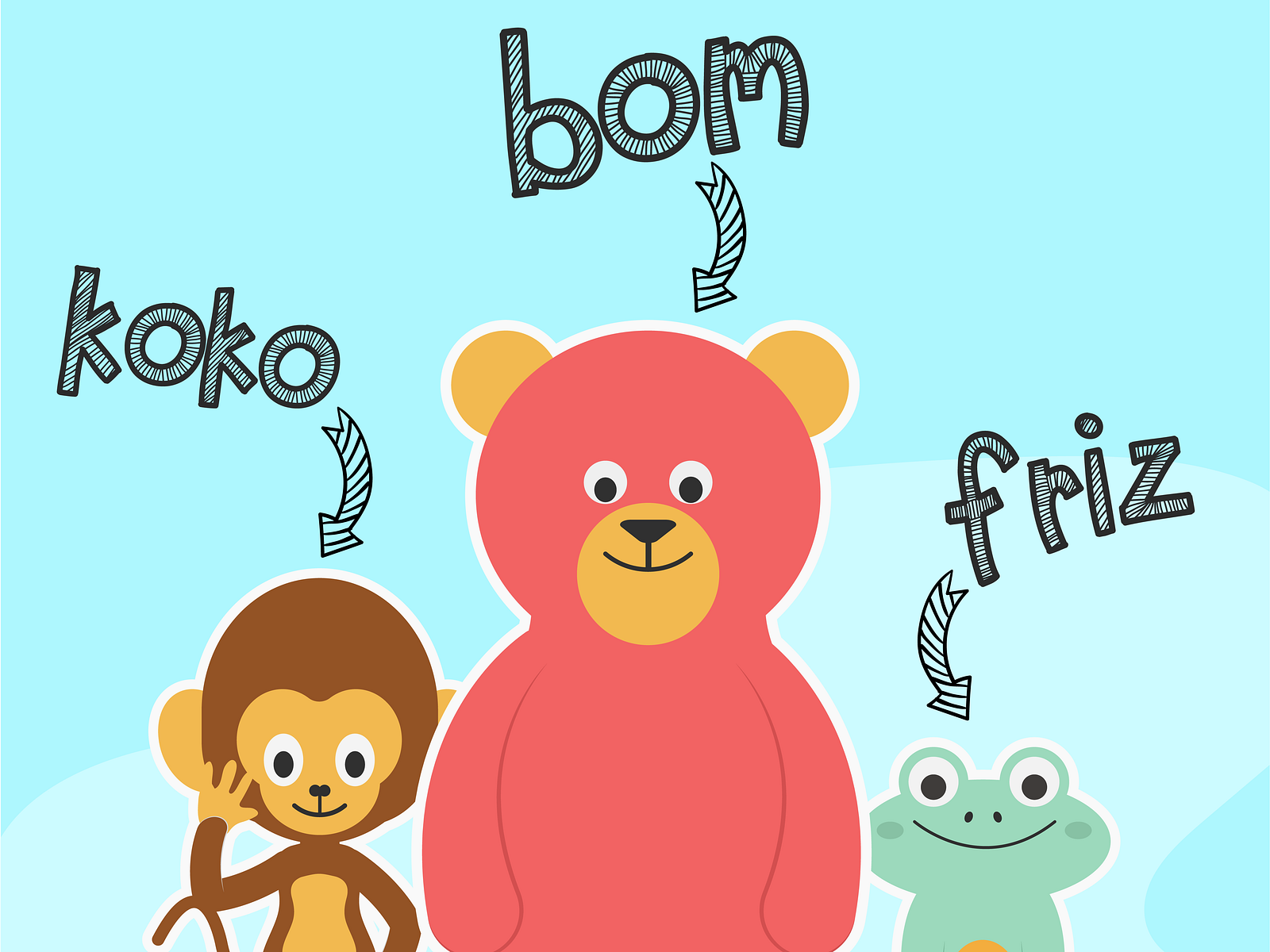 Bom, Koko and Friz. by Rohit Soni on Dribbble