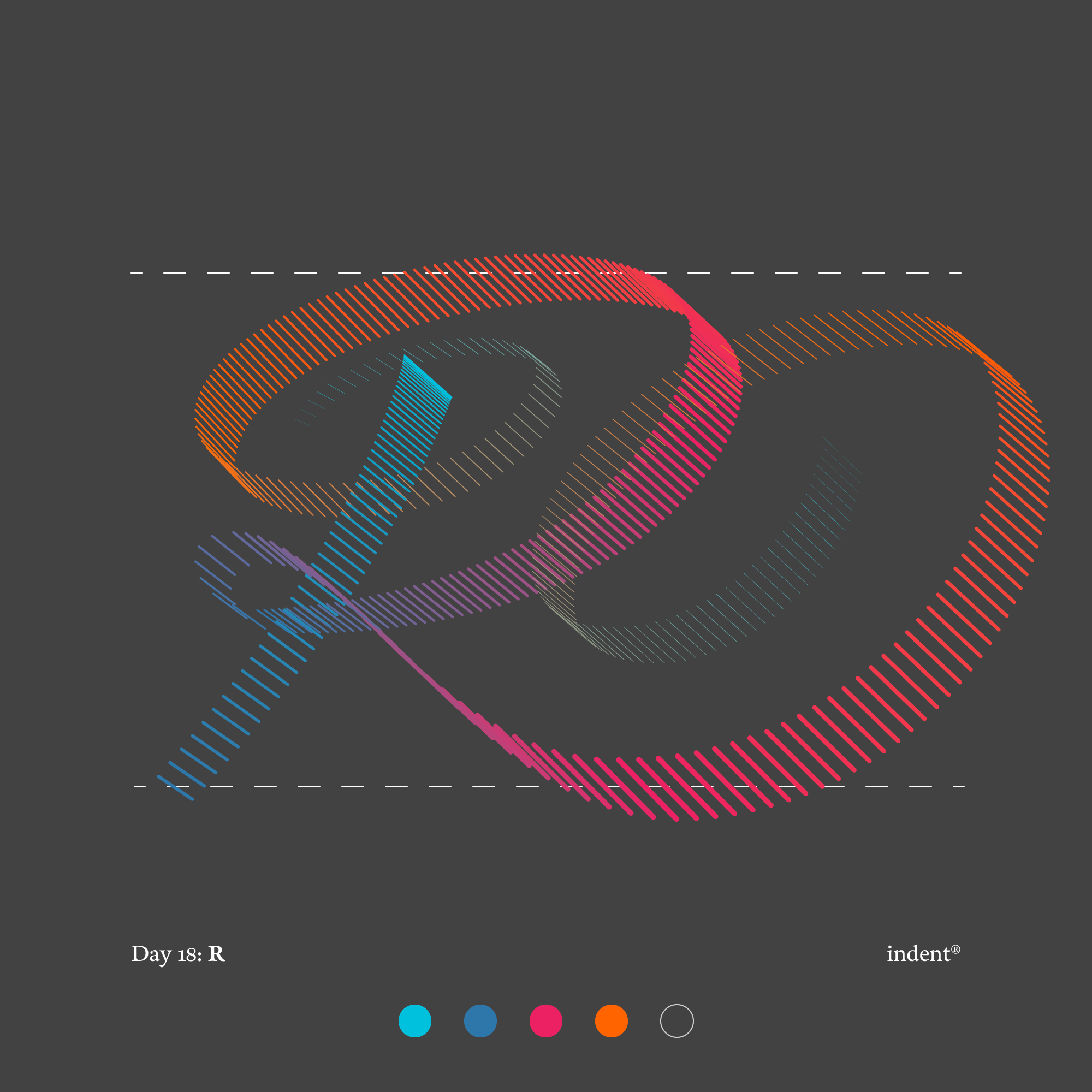 Daily Type Challenge: Day 18 branding custom type design font design letter design lettering type design typography