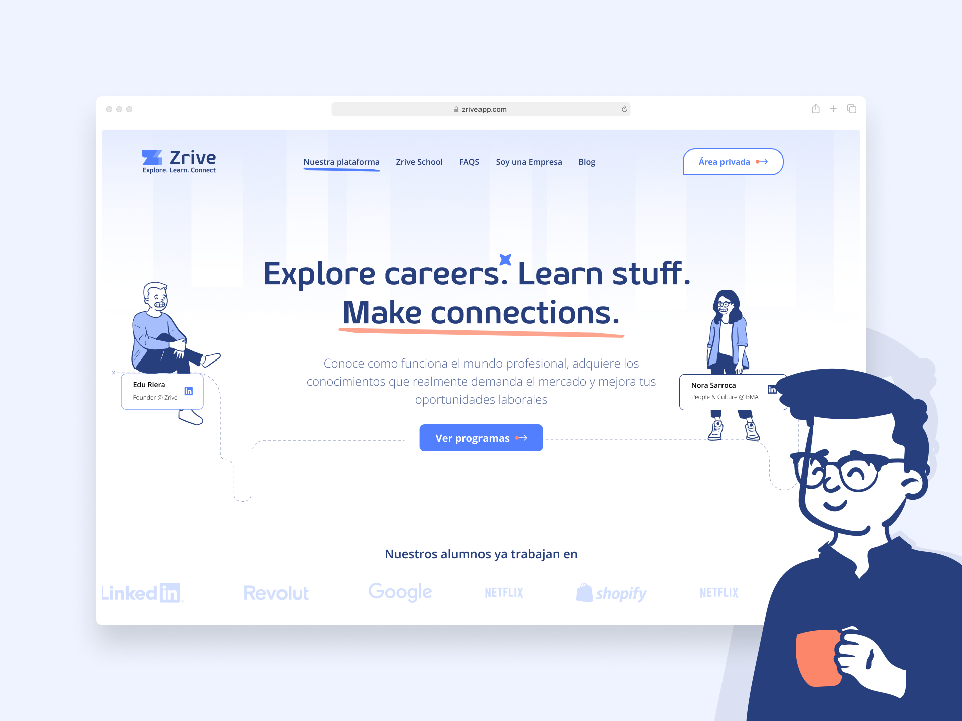 Zrive animation design figma webflow