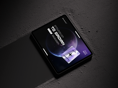 🚀✨ UI Concept - Cosmic Design 1/3 3d astronomic branding espace futurist futuriste futuristic design galaxy graphic design innovation planet planète product design space spatial spatial design ui ui concept ux website