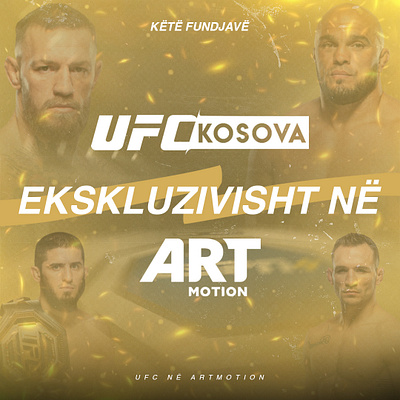 UFC Kosova | ART Motion ads graphic design photoshop socialmediapost ufc ufc kosova | art motion