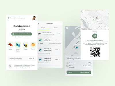 Airport Shuttle Bus: Mass-transit Carpool airport booking bus carpool dubai eco friendly environment mass transit mobile ux ride sharing shuttle taxi ticketing transport uae van