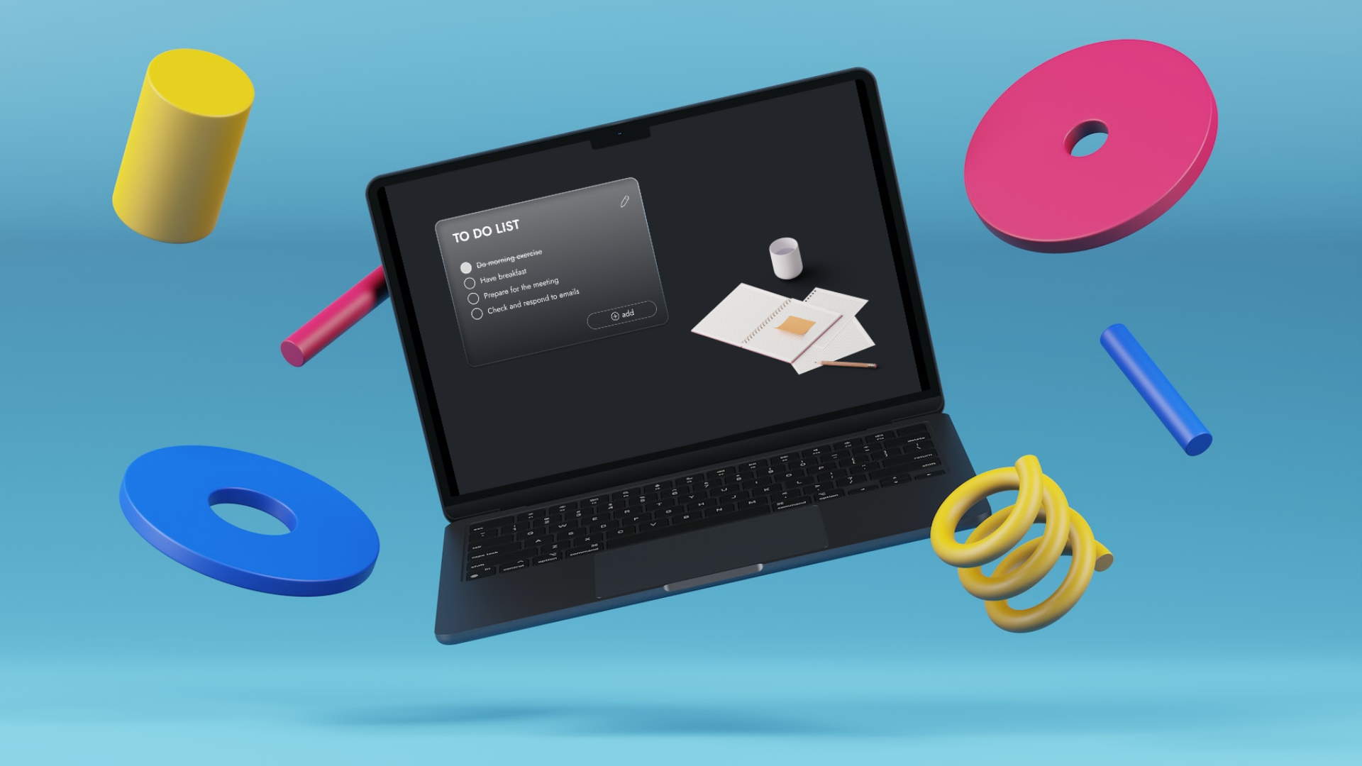 Daily UI Challenge #42 ; To-Do List Design 3d animation app branding dailyui design designer figma graphic design illustration logo motion graphics planner product todo todolist ui ux web