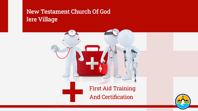 First Aid Training Flyer graphic design