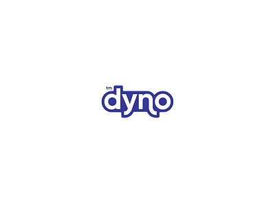 dyno abstract branding brandmark dinosaurus lettering logo logotype wordmark