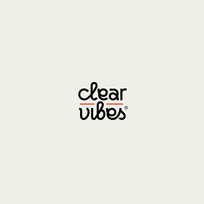 clear vibes agne branding brandmark cosmetic lettering logo logotype wordmark