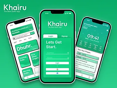 Islamic App Ui - Khairu dzikir app ui dzikir app ui screen dzikr app ui idn boarding school inpiration islamic app islamic app ui islamic app ui screen islamic design islamic ui islamic uiux screen ui uiux